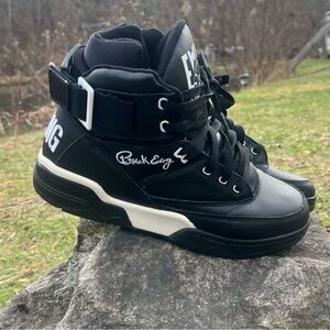 Retro Ewing 33 Hi Leather Sneakers